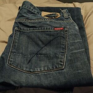 Vintage GUESS Mens Jeans Button‎ Fly Blue Wash Denim Size 36x32 Style M2488057